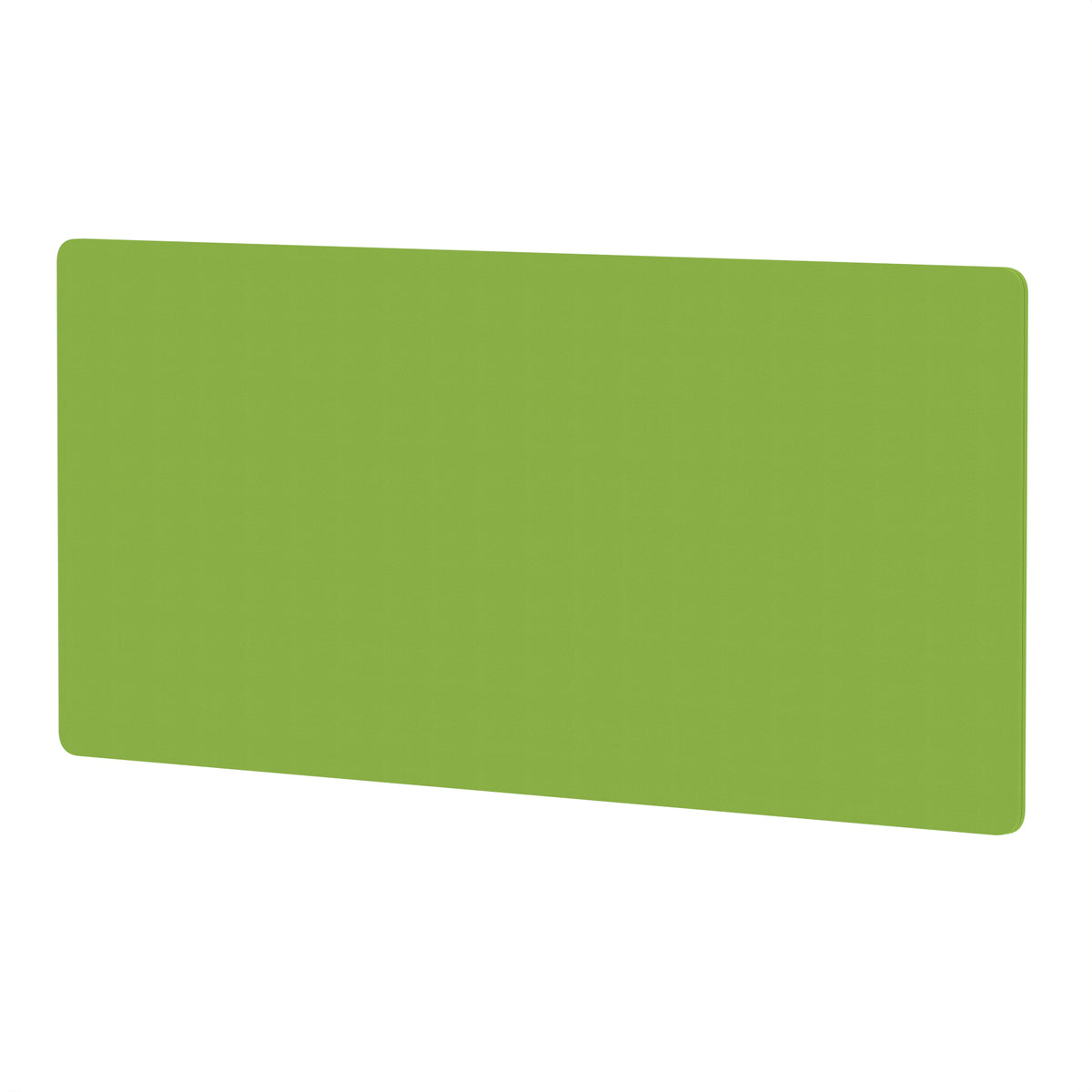Avenor Back-to-Back Desk Privacy Screen – 800mm High 1800 Bespoke Myrrh Green Fabric - Industrious Decor