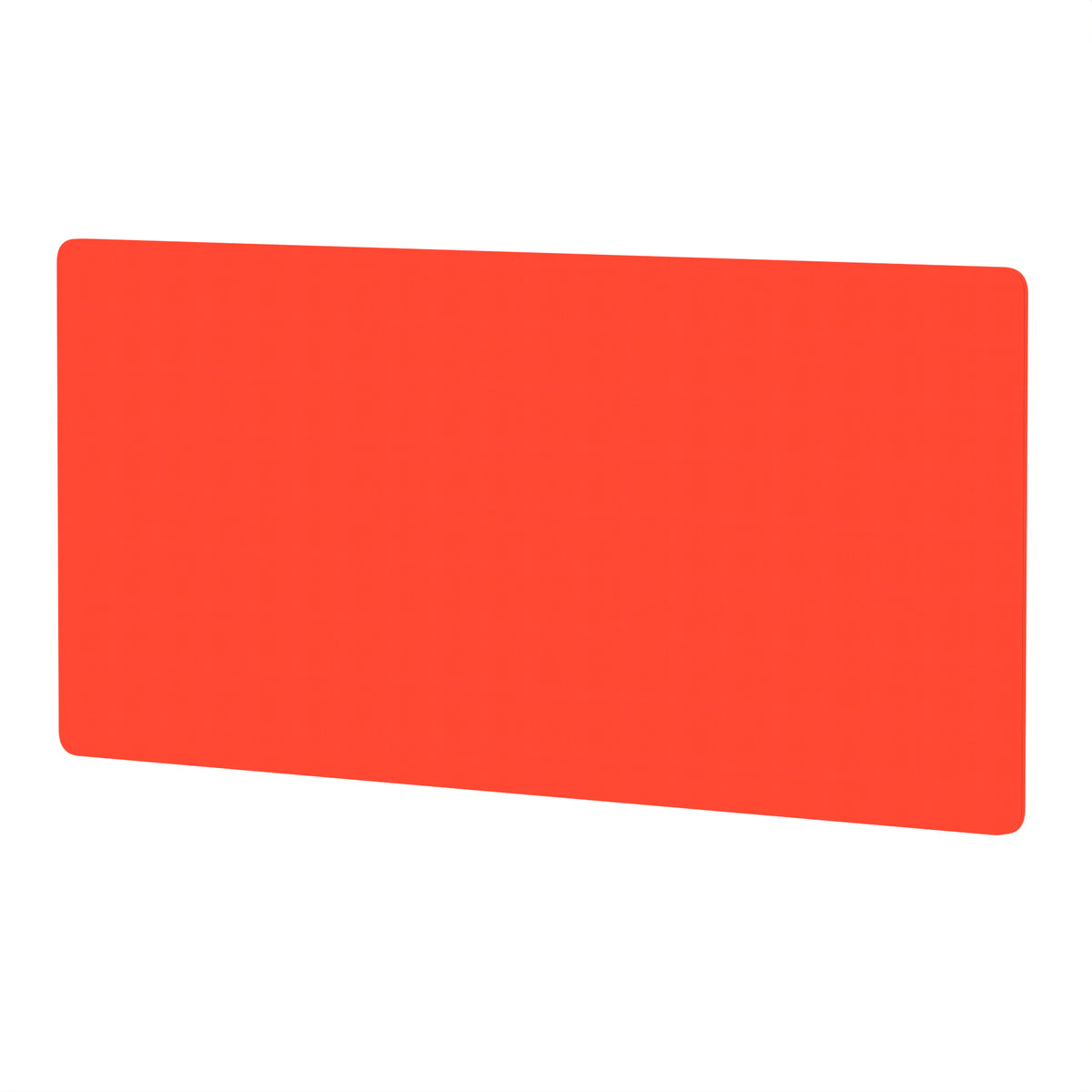 Avenor Back-to-Back Desk Privacy Screen – 800mm High 1800 Bespoke Tabasco Orange Fabric - Industrious Decor