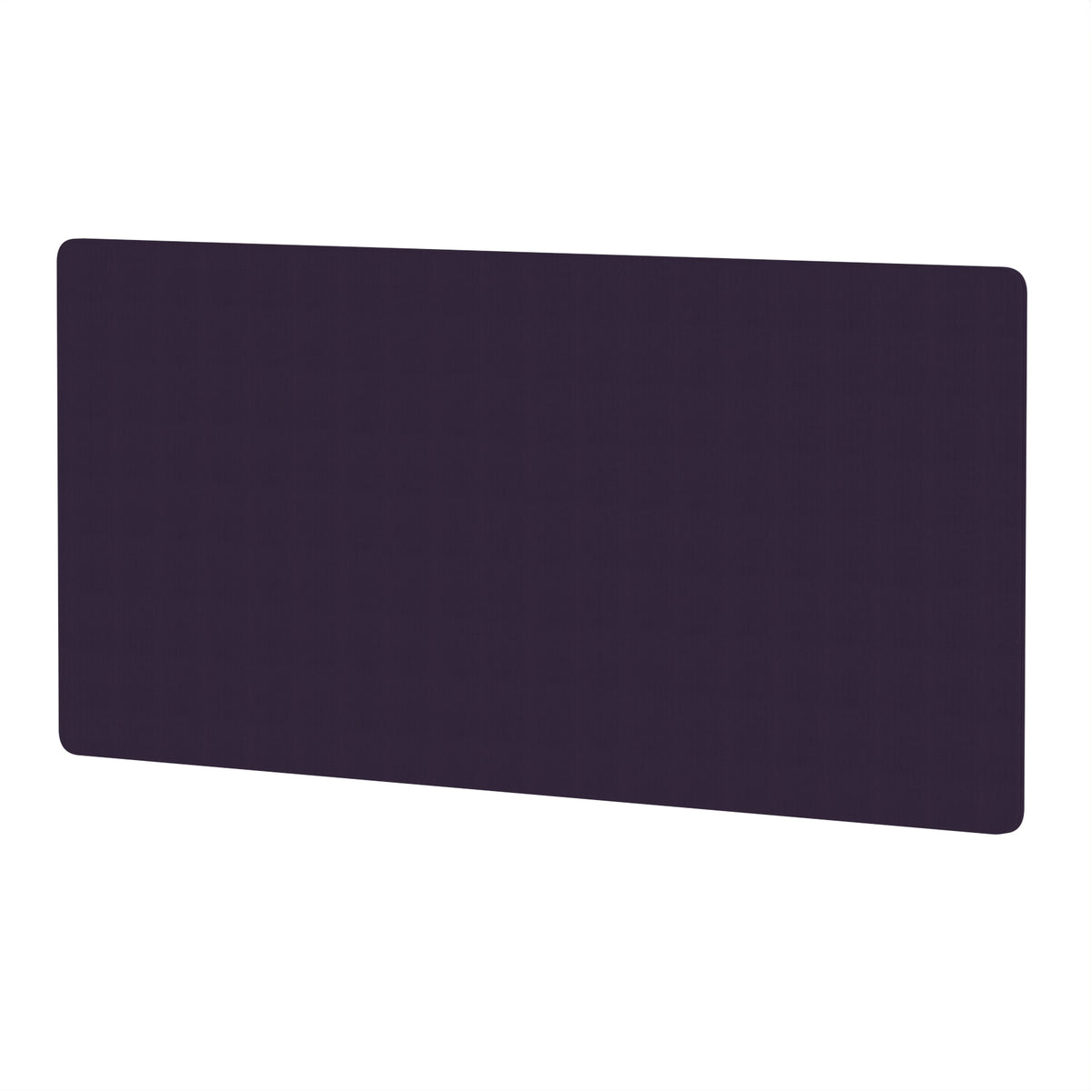 Avenor Back-to-Back Desk Privacy Screen – 800mm High 1800 Bespoke Tansy Purple Fabric - Industrious Decor
