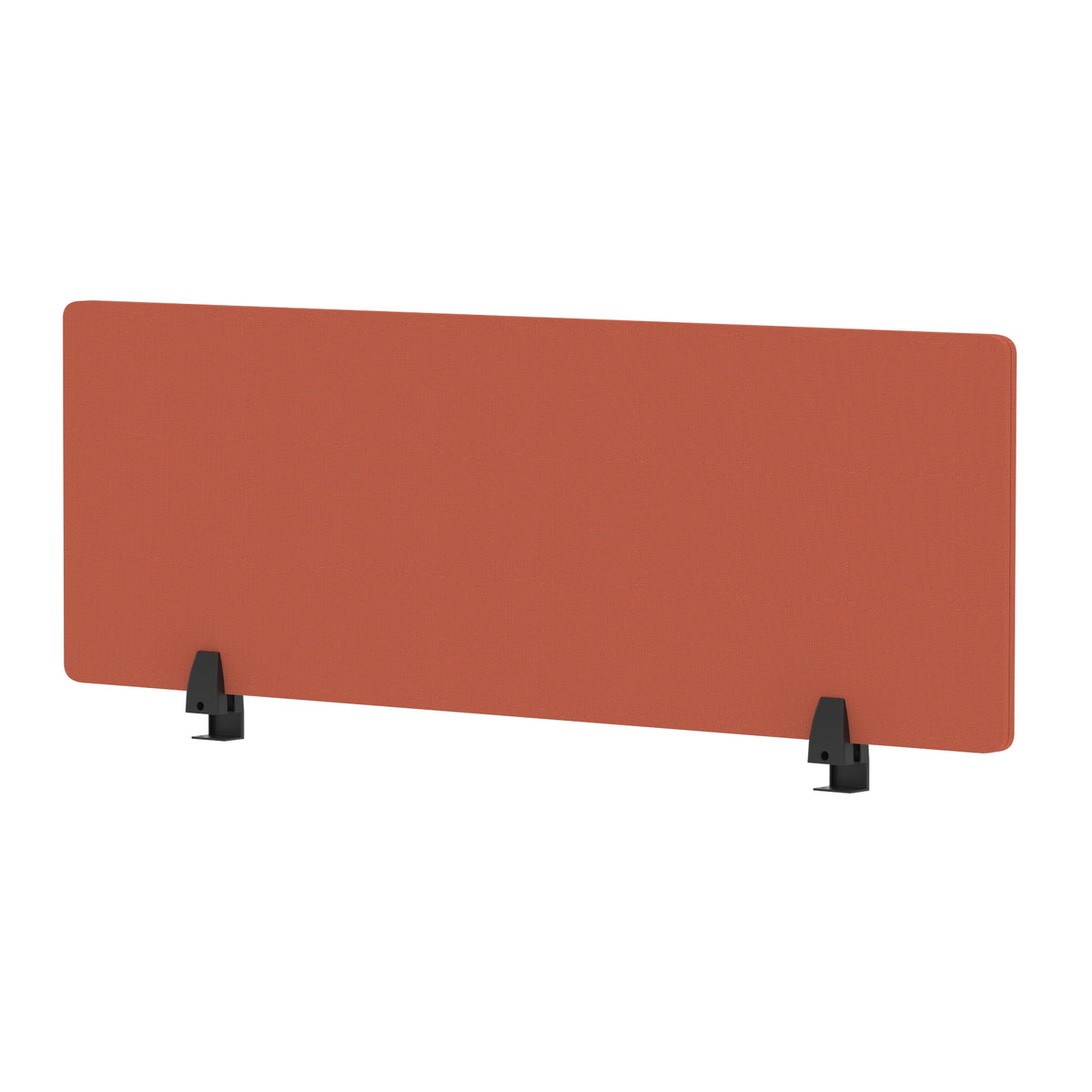 Avenor Desktop Privacy Screen – 400mm High 1200 Bespoke Quest Crab Fabric - Industrious Decor