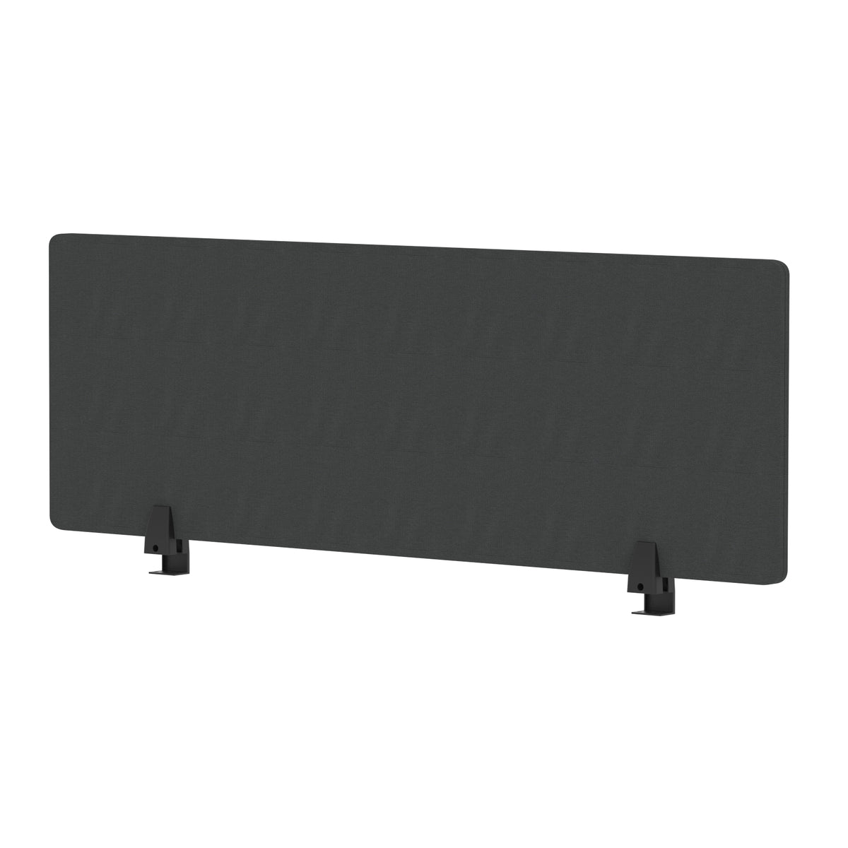 Avenor Desktop Privacy Screen – 400mm High 1200 Bespoke Quest Mussel Fabric - Industrious Decor