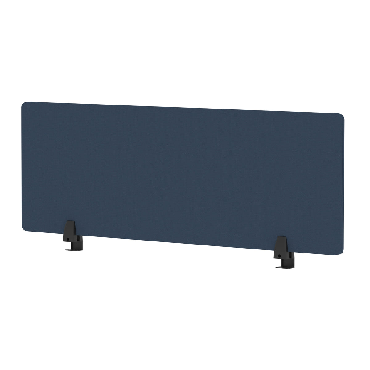 Avenor Desktop Privacy Screen – 400mm High 1200 Bespoke Quest Whelk Fabric - Industrious Decor