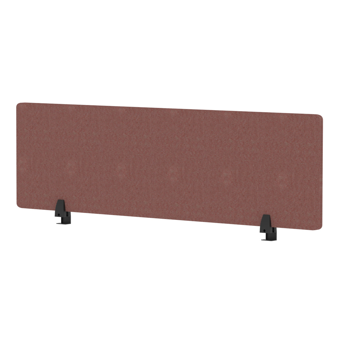 Avenor Desktop Privacy Screen – 400mm High 1400 Bespoke Rivet Forge Fabric - Industrious Decor