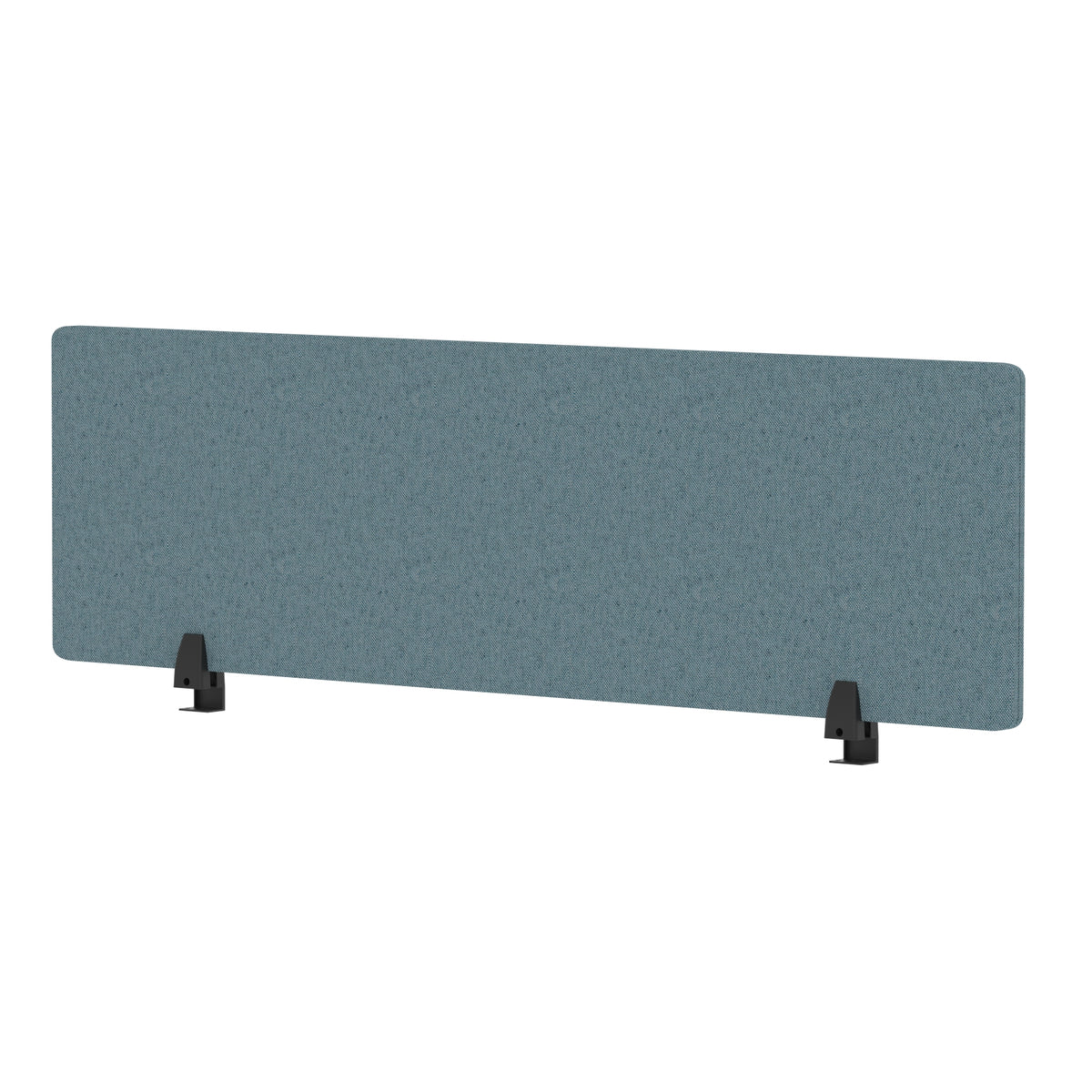 Avenor Desktop Privacy Screen – 400mm High 1400 Bespoke Rivet Quench Fabric - Industrious Decor
