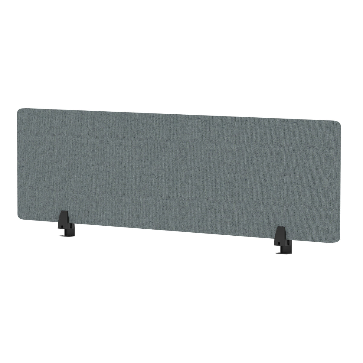 Avenor Desktop Privacy Screen – 400mm High 1400 Bespoke Rivet Tensile Fabric - Industrious Decor