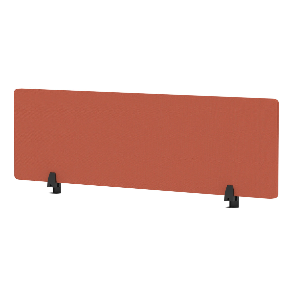 Avenor Desktop Privacy Screen – 400mm High 1400 Bespoke Quest Crab Fabric - Industrious Decor