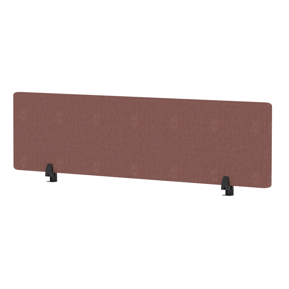 Avenor Desktop Privacy Screen – 400mm High 1600 Bespoke Rivet Forge Fabric - Industrious Decor