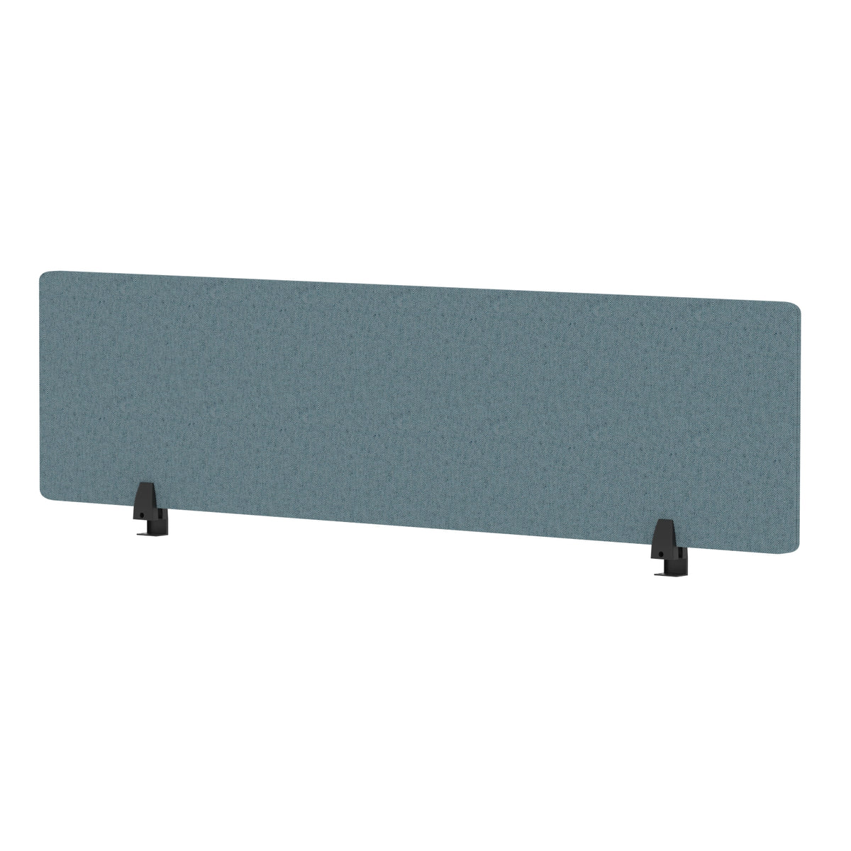 Avenor Desktop Privacy Screen – 400mm High 1600 Bespoke Rivet Quench Fabric - Industrious Decor