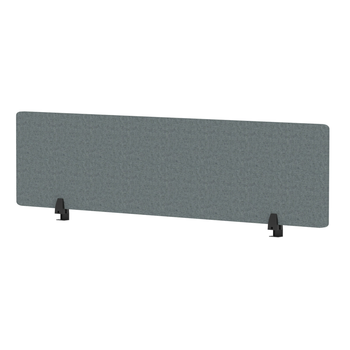 Avenor Desktop Privacy Screen – 400mm High 1600 Bespoke Rivet Tensile Fabric - Industrious Decor