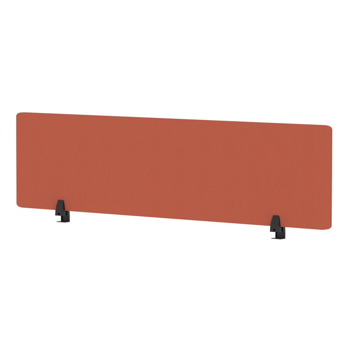Avenor Desktop Privacy Screen – 400mm High 1600 Bespoke Quest Crab Fabric - Industrious Decor