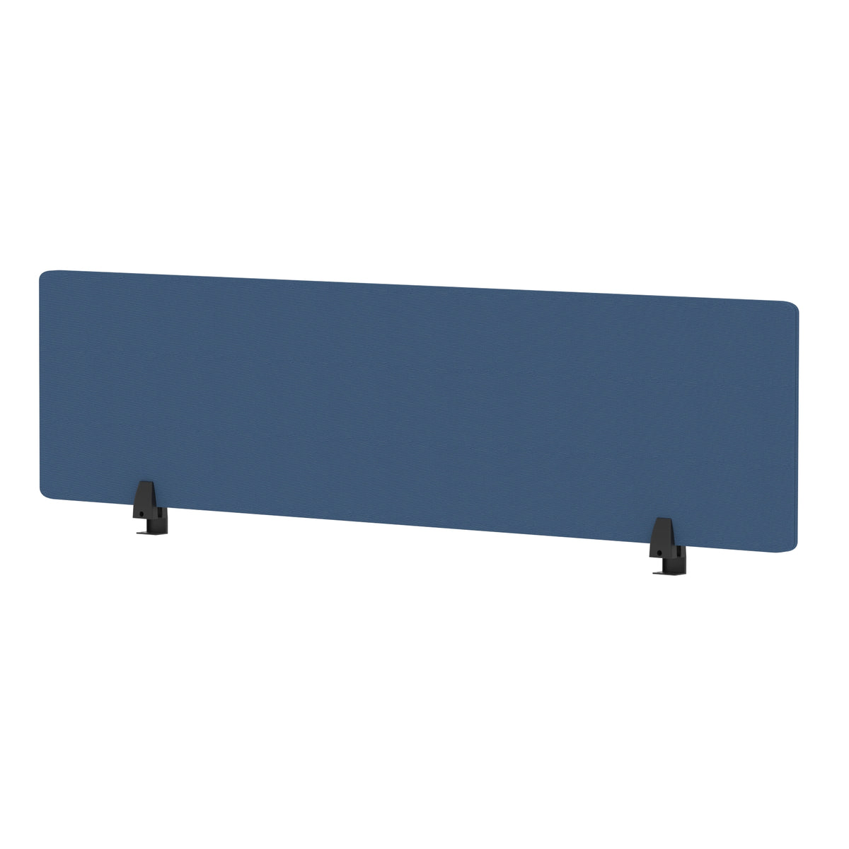 Avenor Desktop Privacy Screen – 400mm High 1600 Bespoke Quest Limpet Fabric - Industrious Decor
