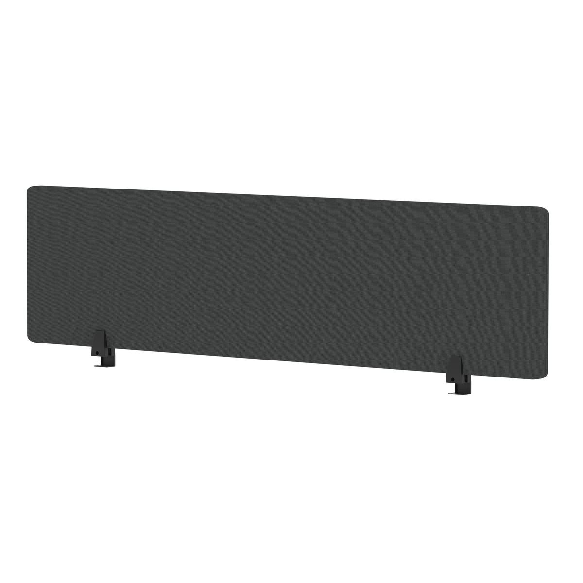 Avenor Desktop Privacy Screen – 400mm High 1600 Bespoke Quest Mussel Fabric - Industrious Decor