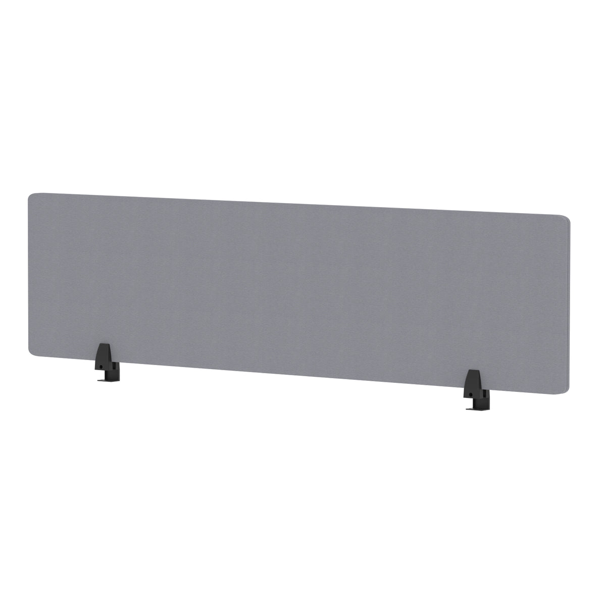 Avenor Desktop Privacy Screen – 400mm High 1600 Bespoke Quest Shell Fabric - Industrious Decor