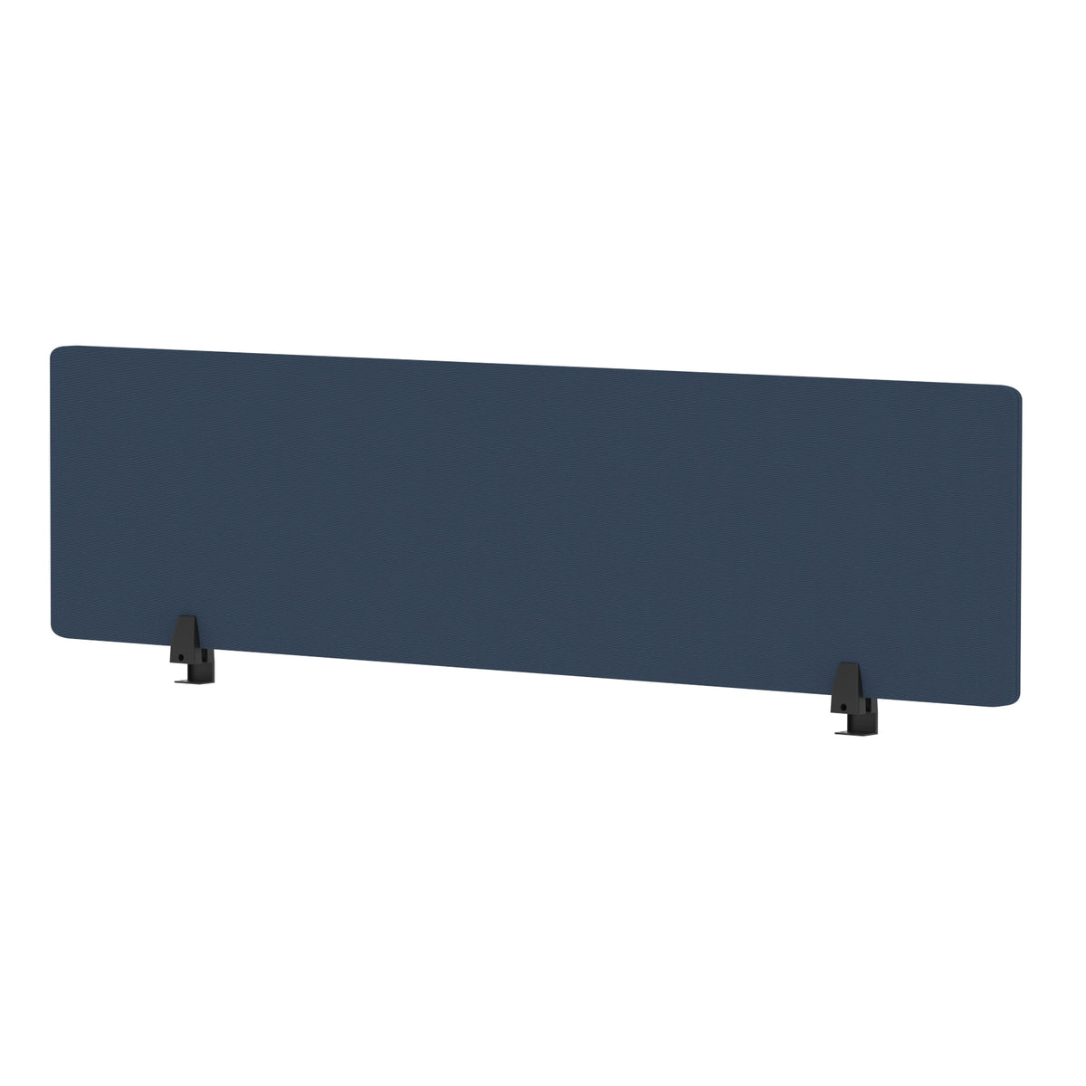 Avenor Desktop Privacy Screen – 400mm High 1600 Bespoke Quest Whelk Fabric - Industrious Decor
