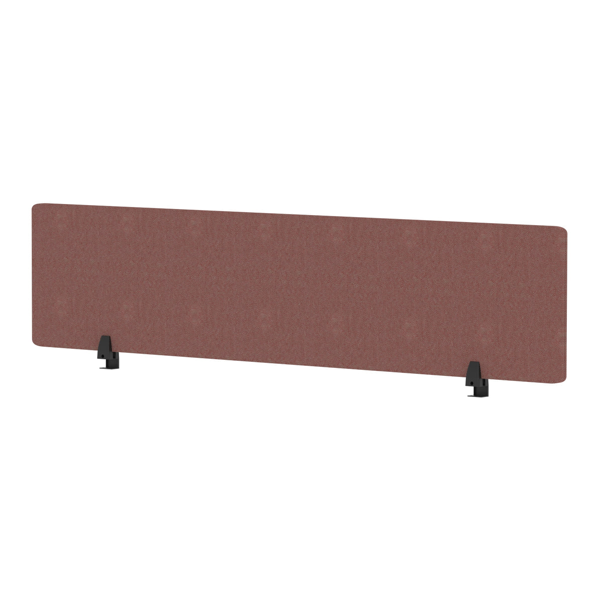Avenor Desktop Privacy Screen – 400mm High 1800 Bespoke Rivet Forge Fabric - Industrious Decor