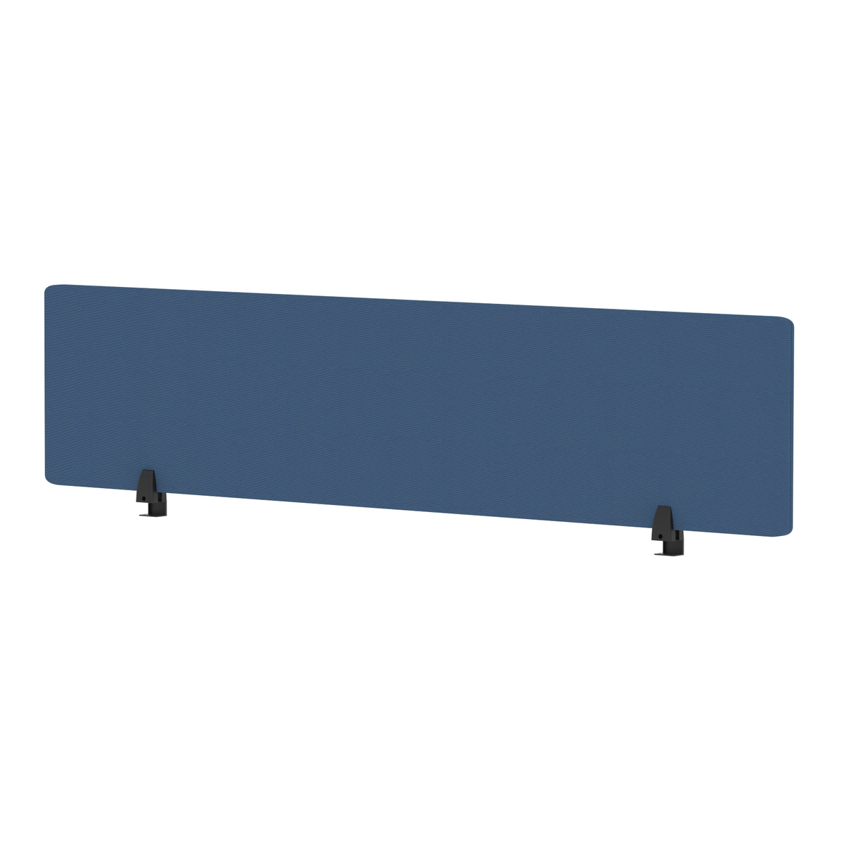 Avenor Desktop Privacy Screen – 400mm High 1800 Bespoke Quest Limpet Fabric - Industrious Decor