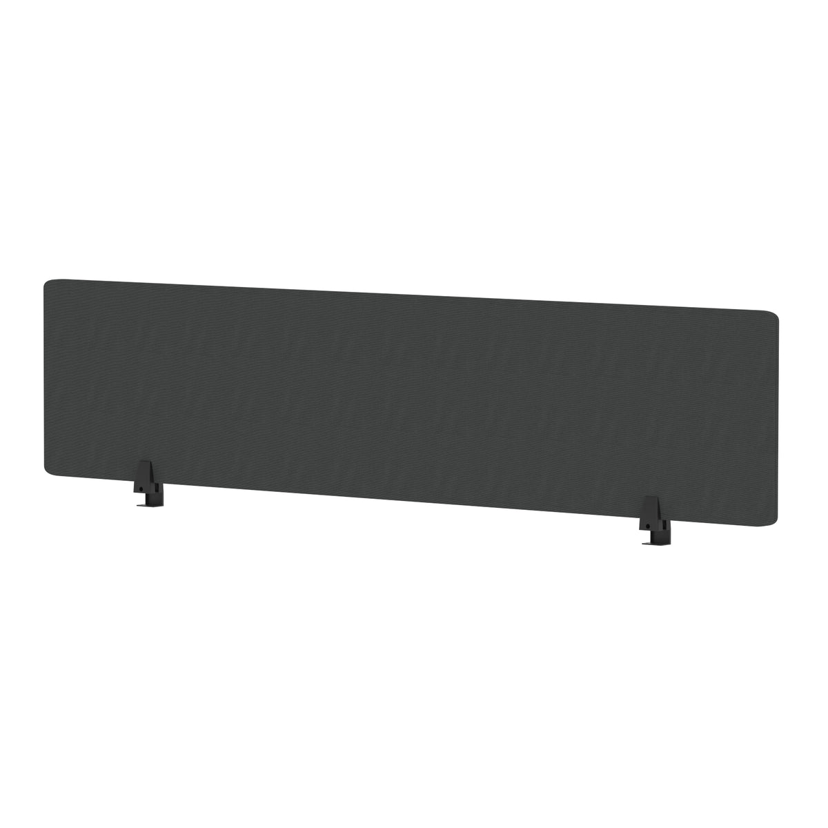 Avenor Desktop Privacy Screen – 400mm High 1800 Bespoke Quest Mussel Fabric - Industrious Decor
