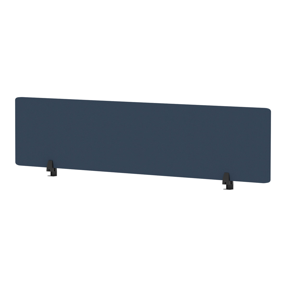 Avenor Desktop Privacy Screen – 400mm High 1800 Bespoke Quest Whelk Fabric - Industrious Decor