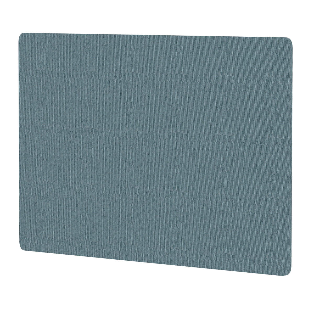 Avenor Back-to-Back Desk Privacy Screen – 800mm High 1200 Bespoke Rivet Quench Fabric - Industrious Decor
