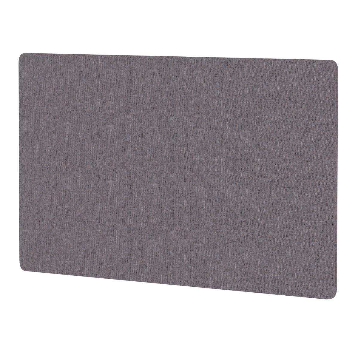 Avenor Back-to-Back Desk Privacy Screen – 800mm High 1400 Bespoke Rivet Fuse Fabric - Industrious Decor