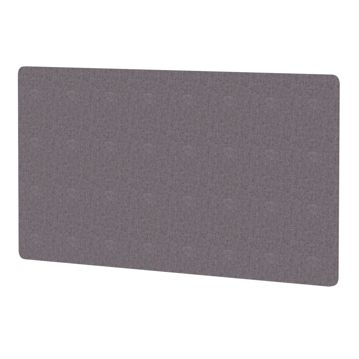 Avenor Back-to-Back Desk Privacy Screen – 800mm High 1600 Bespoke Rivet Fuse Fabric - Industrious Decor