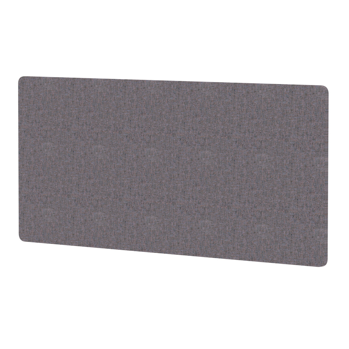 Avenor Back-to-Back Desk Privacy Screen – 800mm High 1800 Bespoke Rivet Fuse Fabric - Industrious Decor