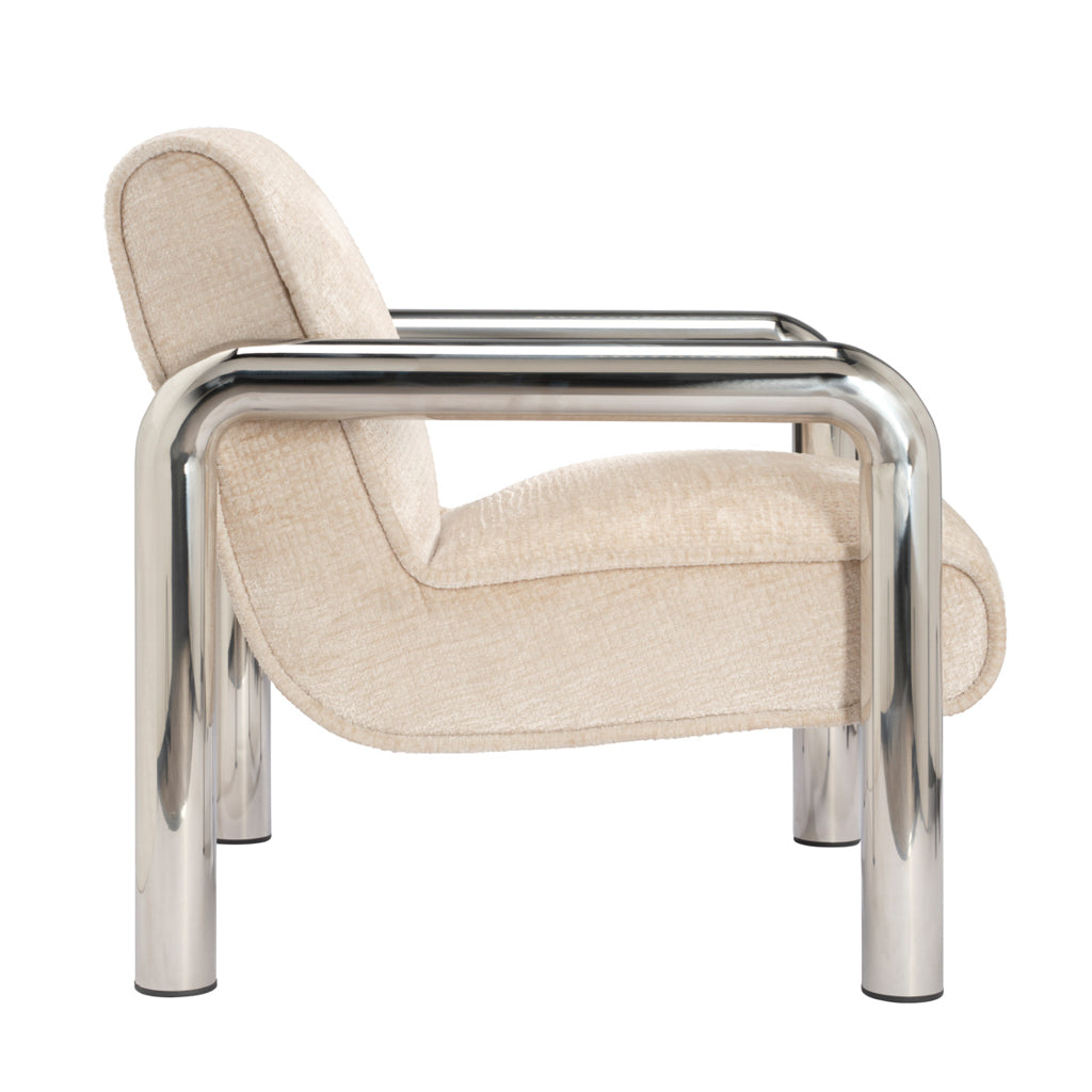 Tubular Accent Chair - Industrious Decor