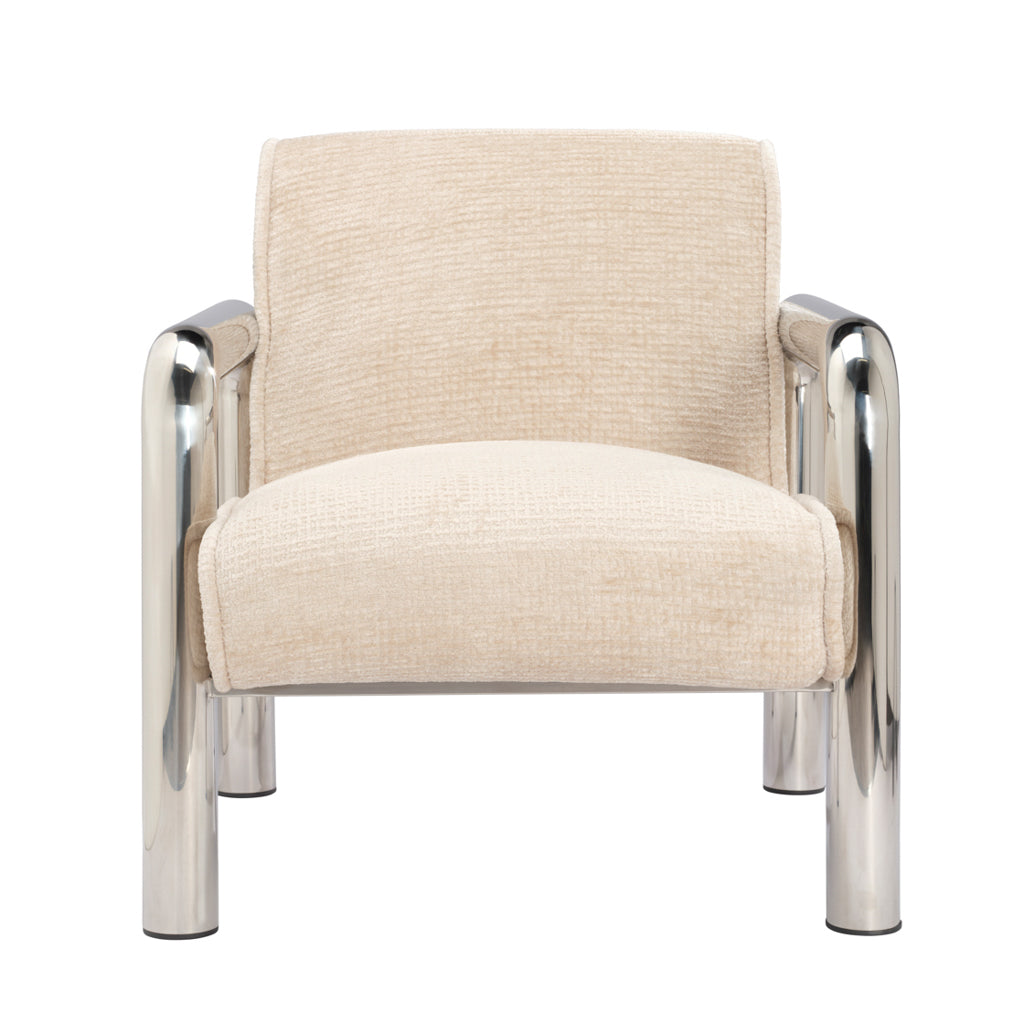 Tubular Accent Chair - Industrious Decor