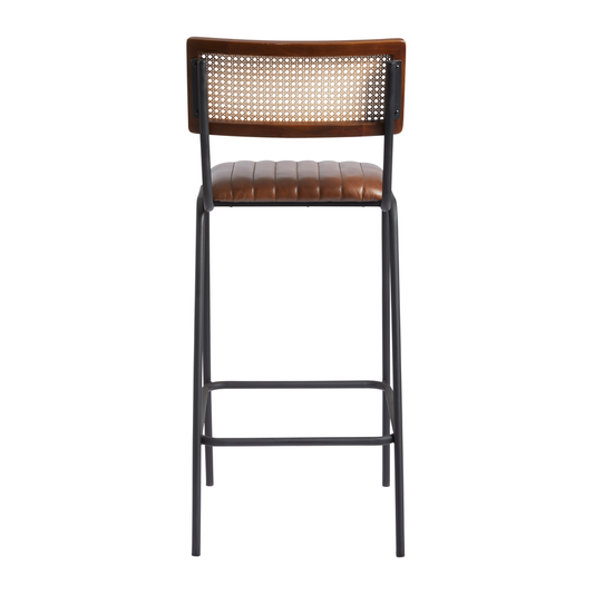 Hockerill Stool Real Leather - Industrious Decor