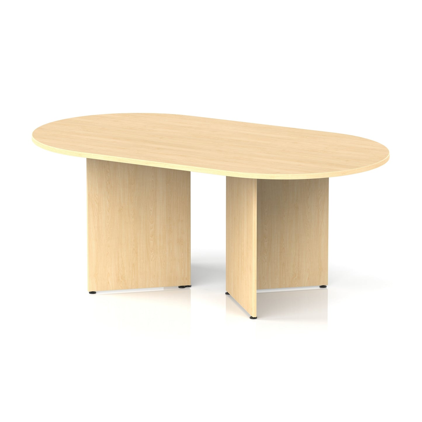 Impulse Arrowhead Leg Boardroom Table Maple 1800 - Industrious Decor