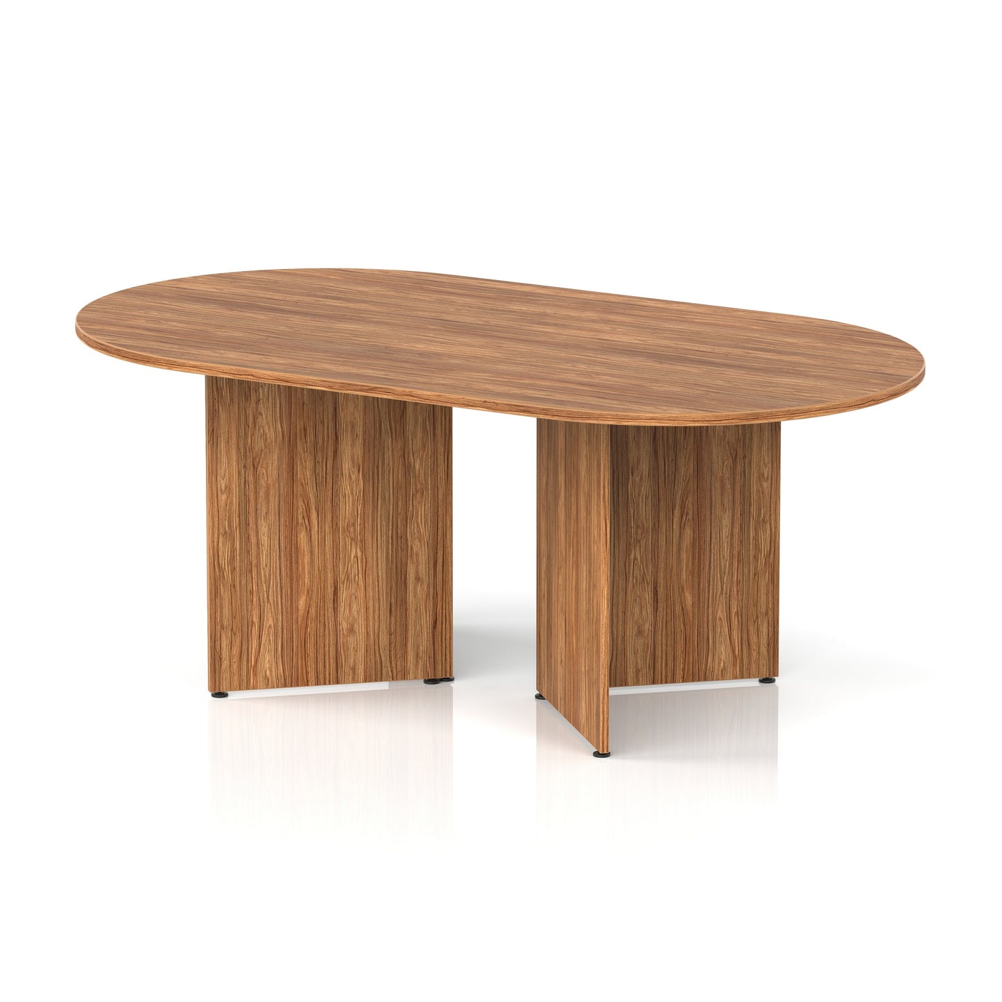 Impulse Arrowhead Leg Boardroom Table Walnut 1800 - Industrious Decor