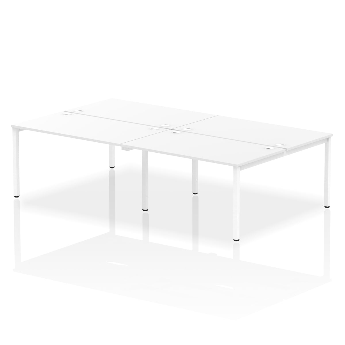 ID Workplace Bench Desk – 4 Person - Industrious Decor