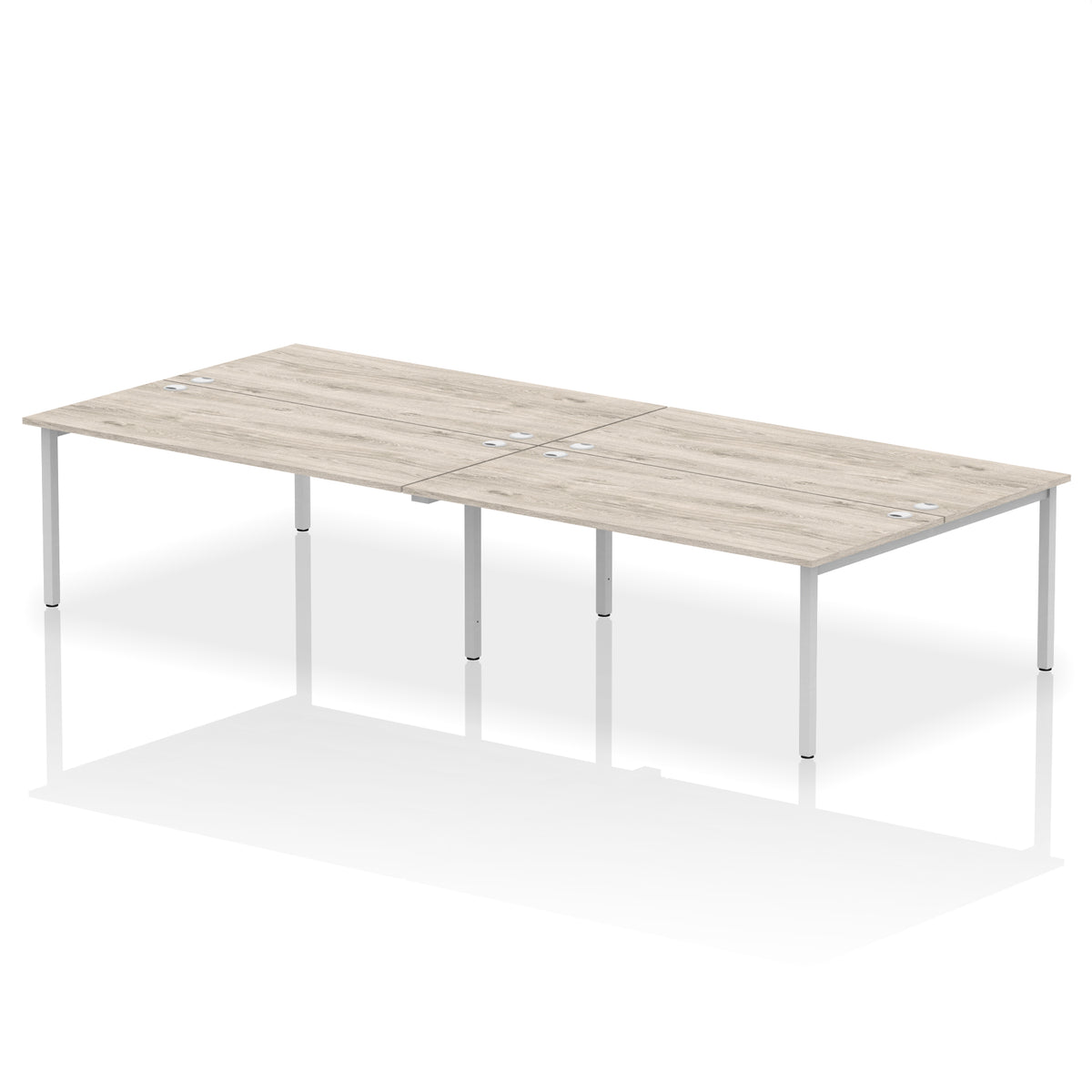 ID Workplace Bench Desk – 4 Person - Industrious Decor