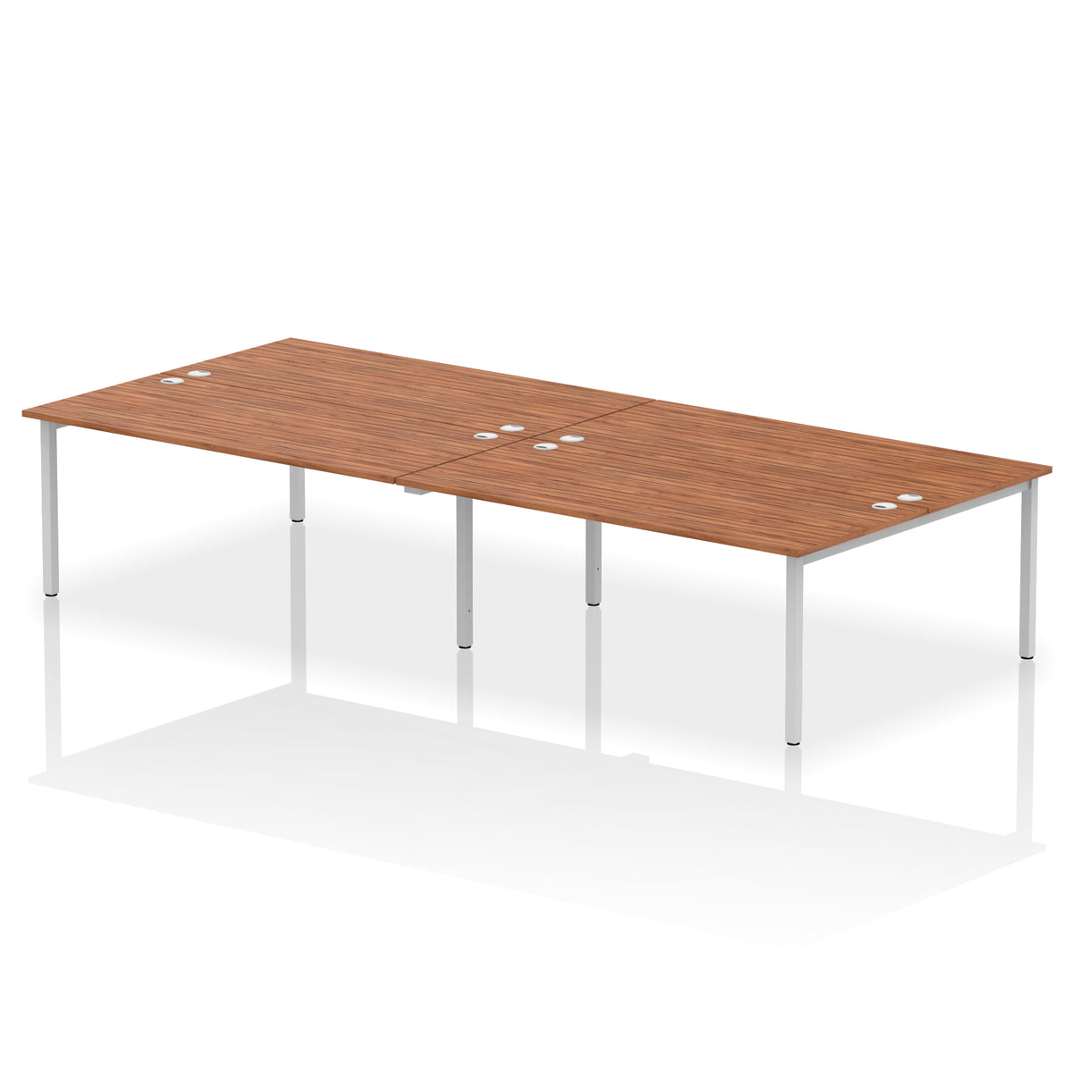 ID Workplace Bench Desk – 4 Person - Industrious Decor