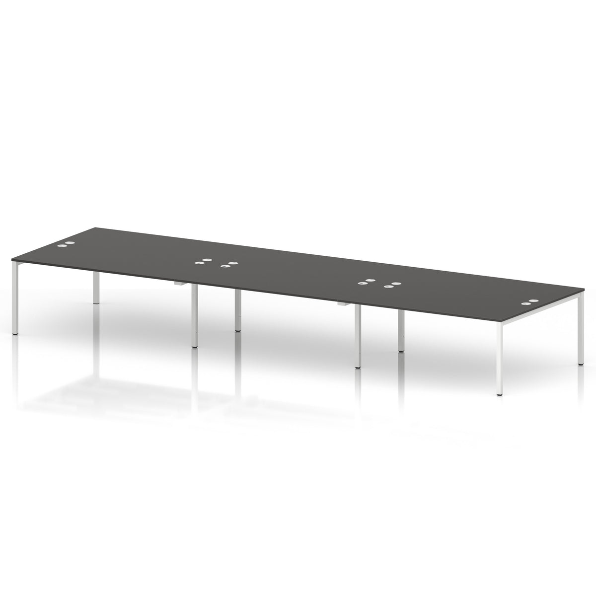 ID Workplace Bench Desk – 6 Person - Industrious Decor