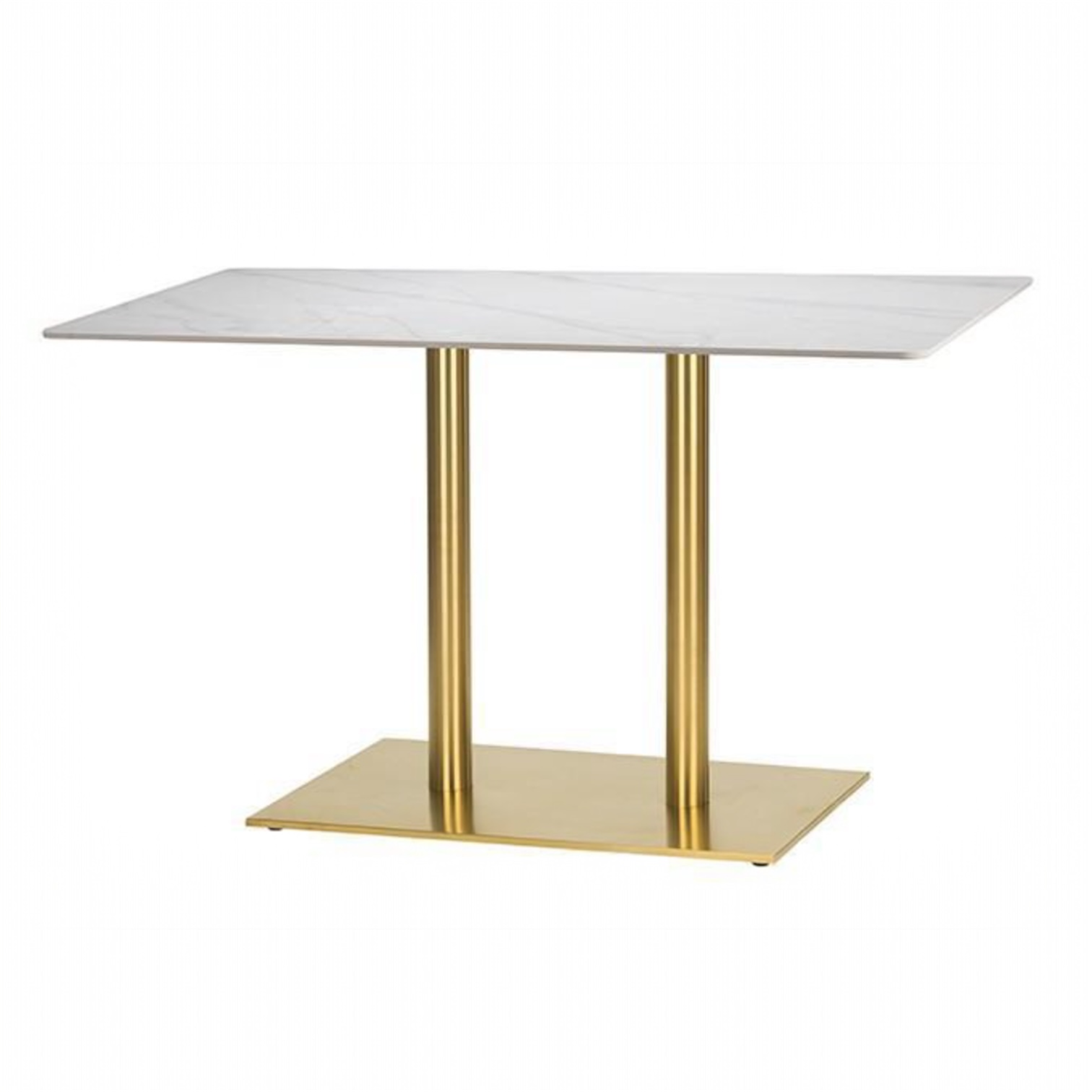 Calacatta Rectangle Ceramic Table - Industrious Decor