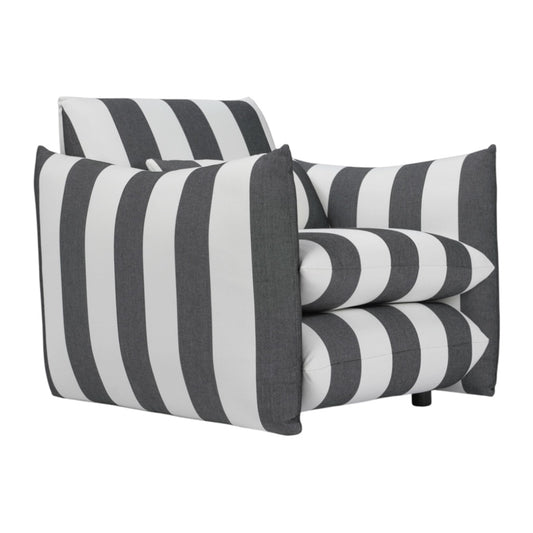 Cromer â€” Mono Stripe Cloud Chair - Industrious Decor