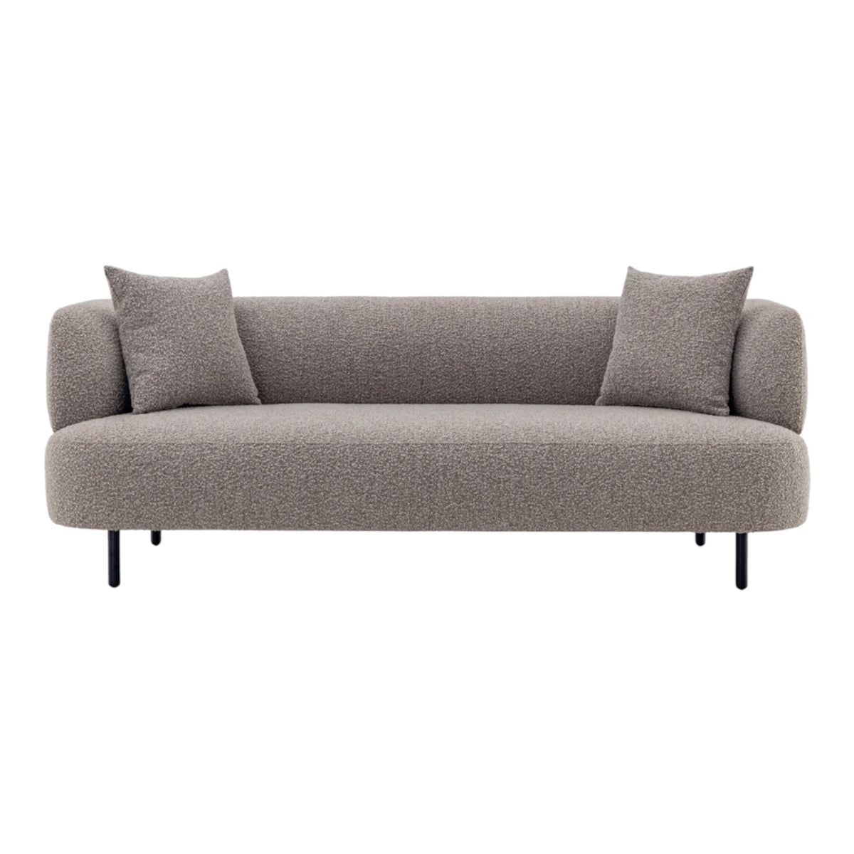 Jed Crib 5 Bouclé 3 Seater Sofa - Industrious Decor