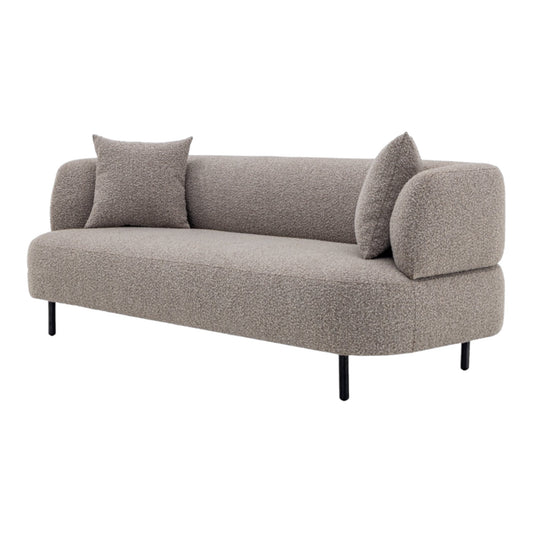 Jed Crib 5 Bouclé 3 Seater Sofa - Industrious Decor