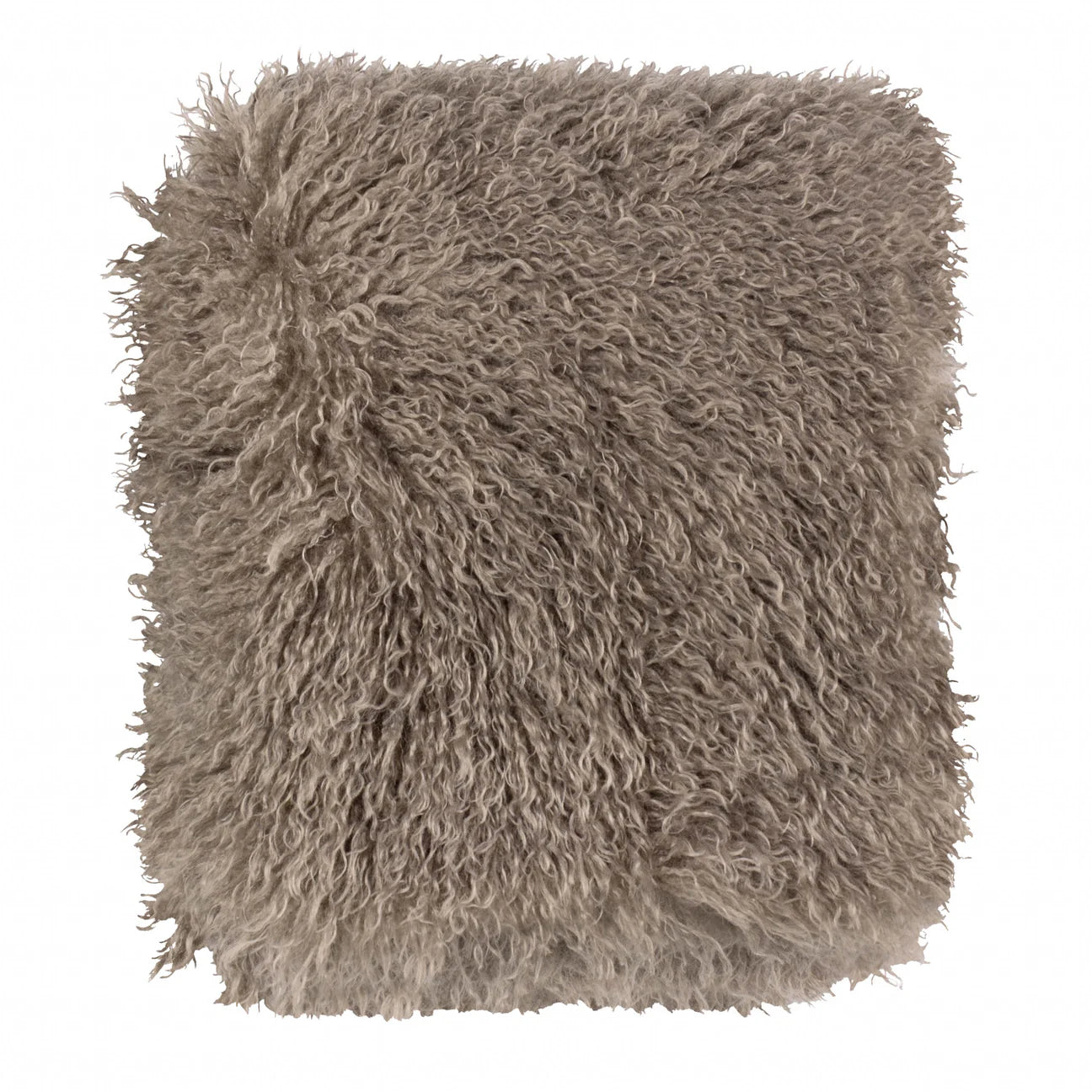 Luxe Mocha Faux Fur Throw Blanket