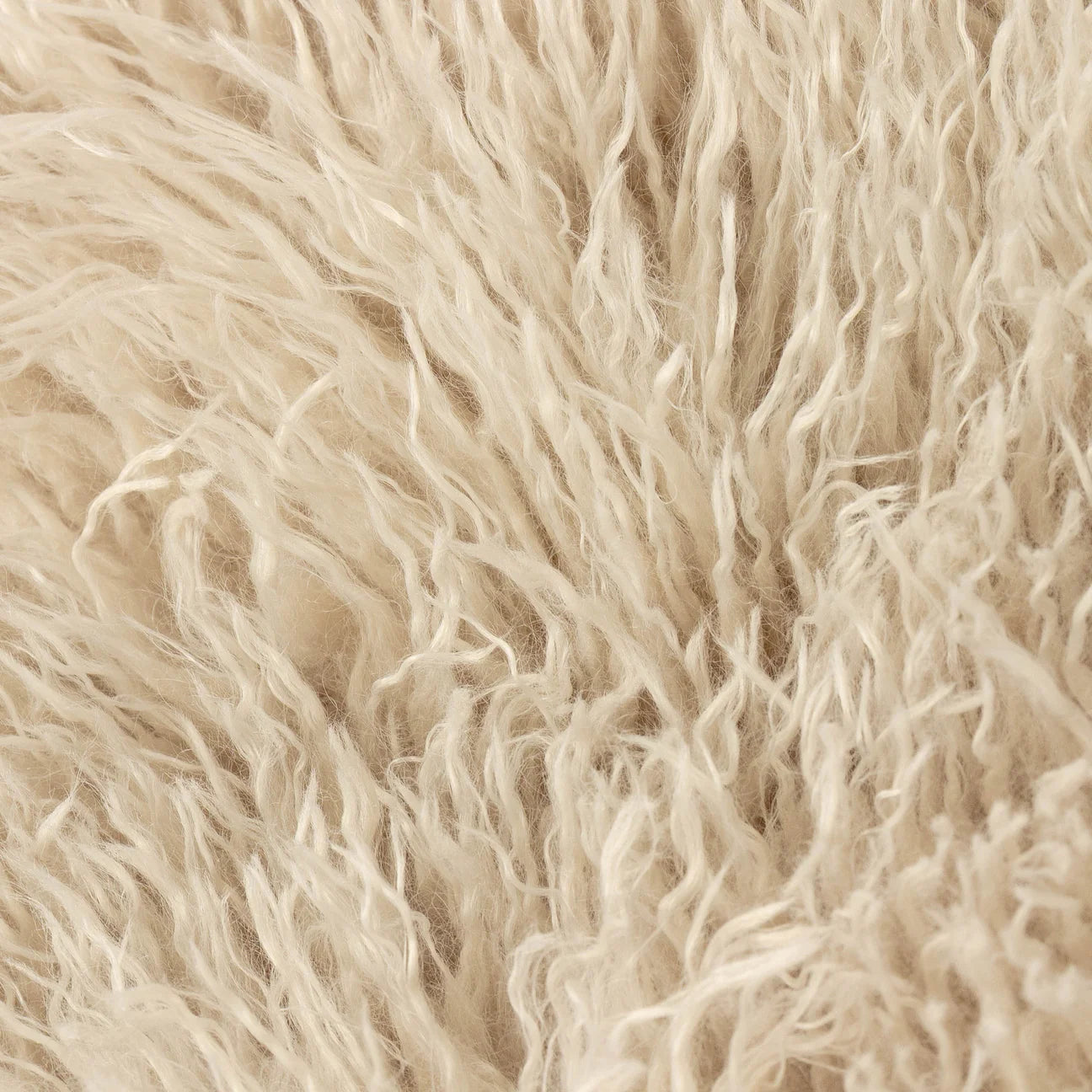 Luxe Natural Faux Fur Throw Blanket