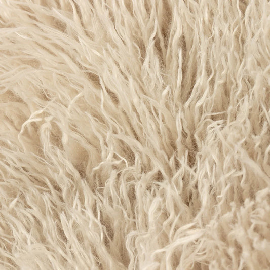 Luxe Natural Faux Fur Throw Blanket