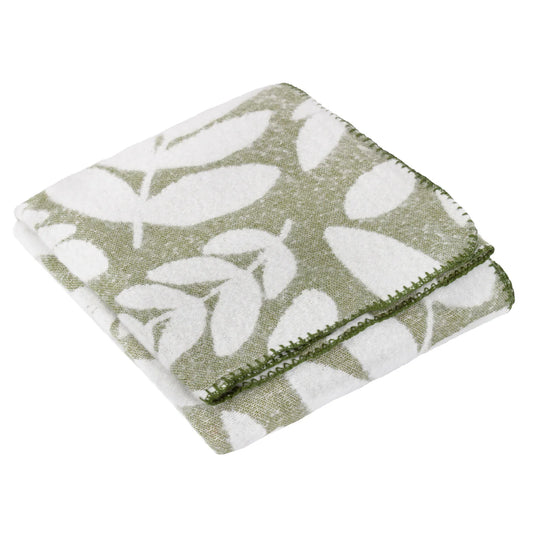 Leaf Throw Blanket (Reversible)