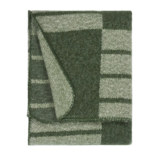Evergreen Check Throw Blanket