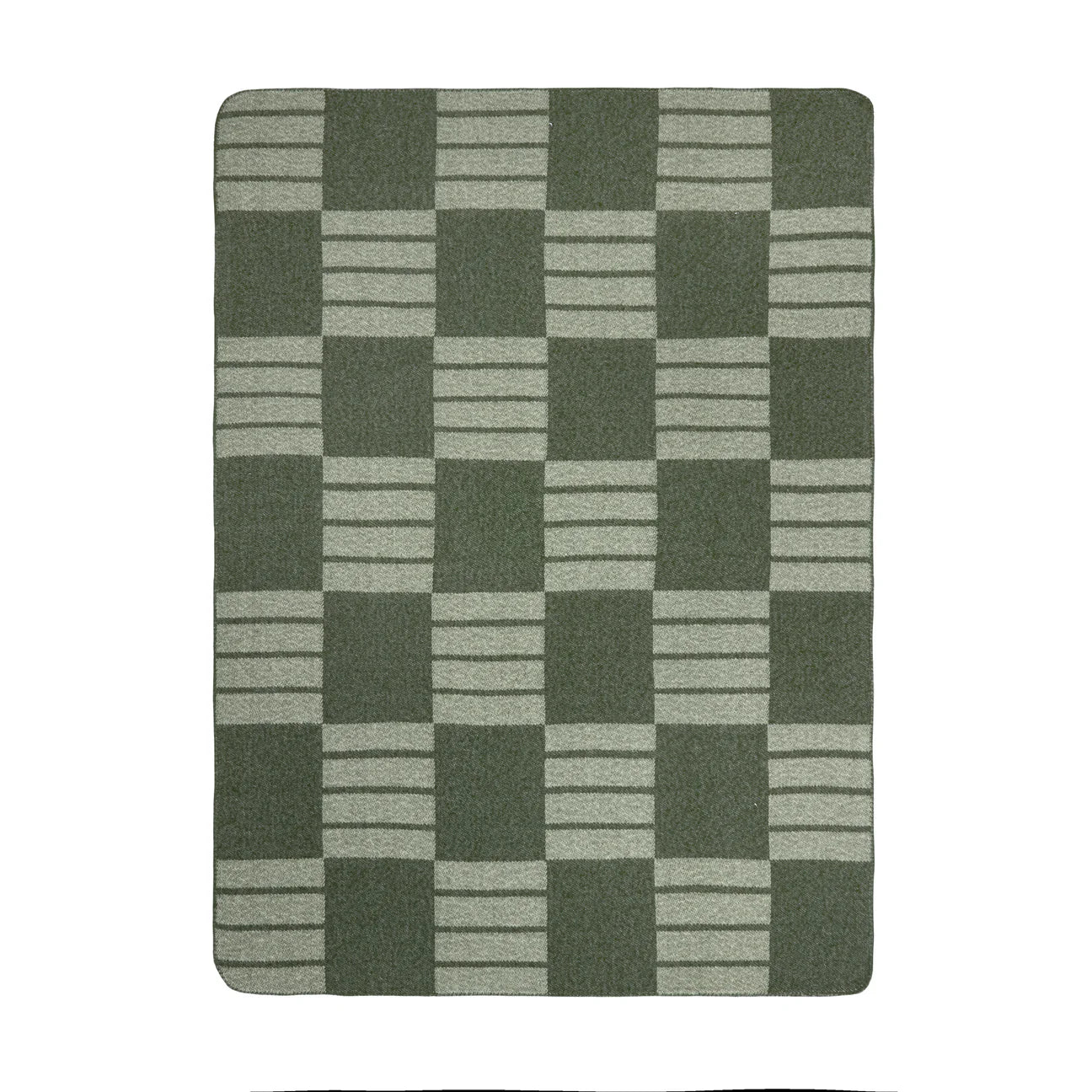 Evergreen Check Throw Blanket