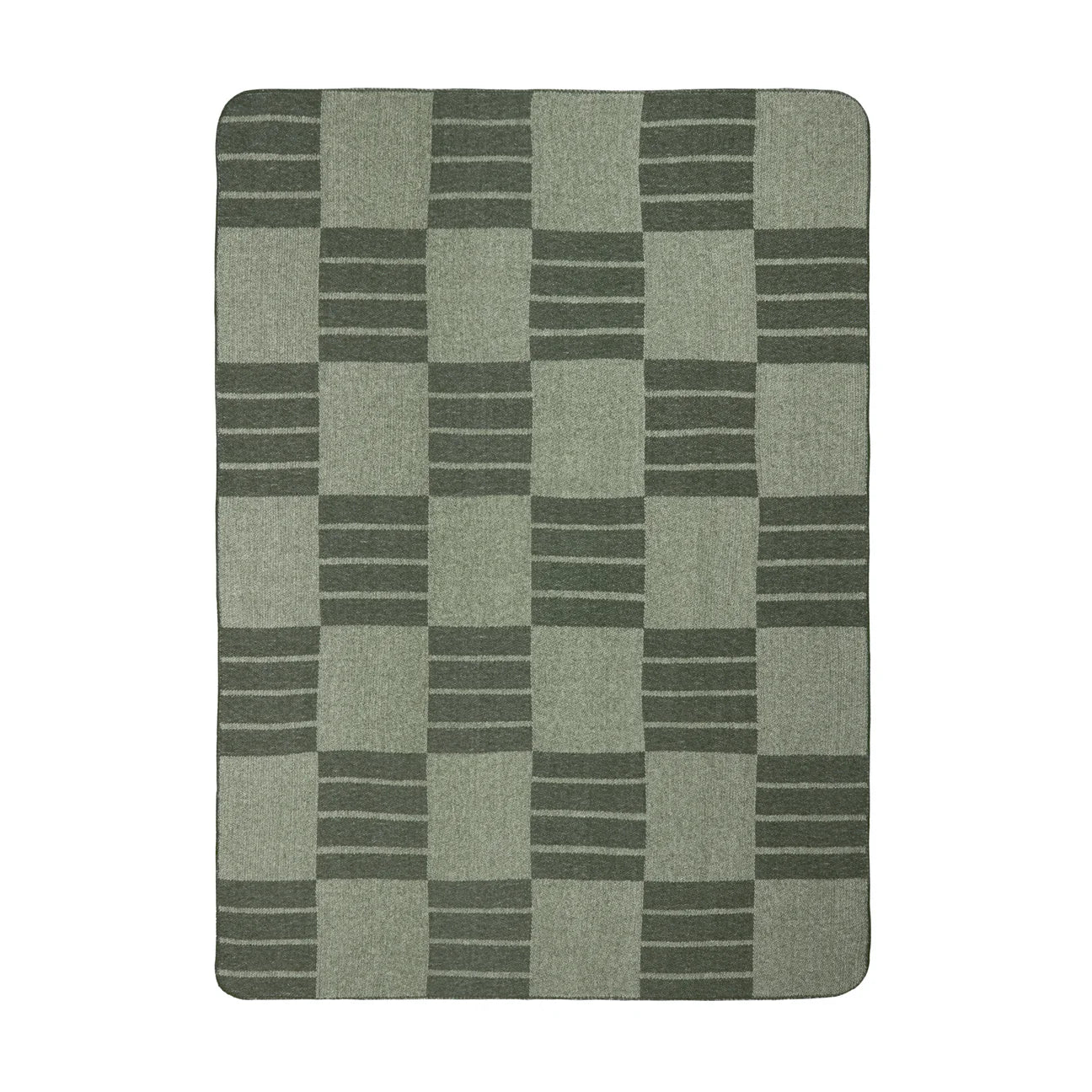 Evergreen Check Throw Blanket