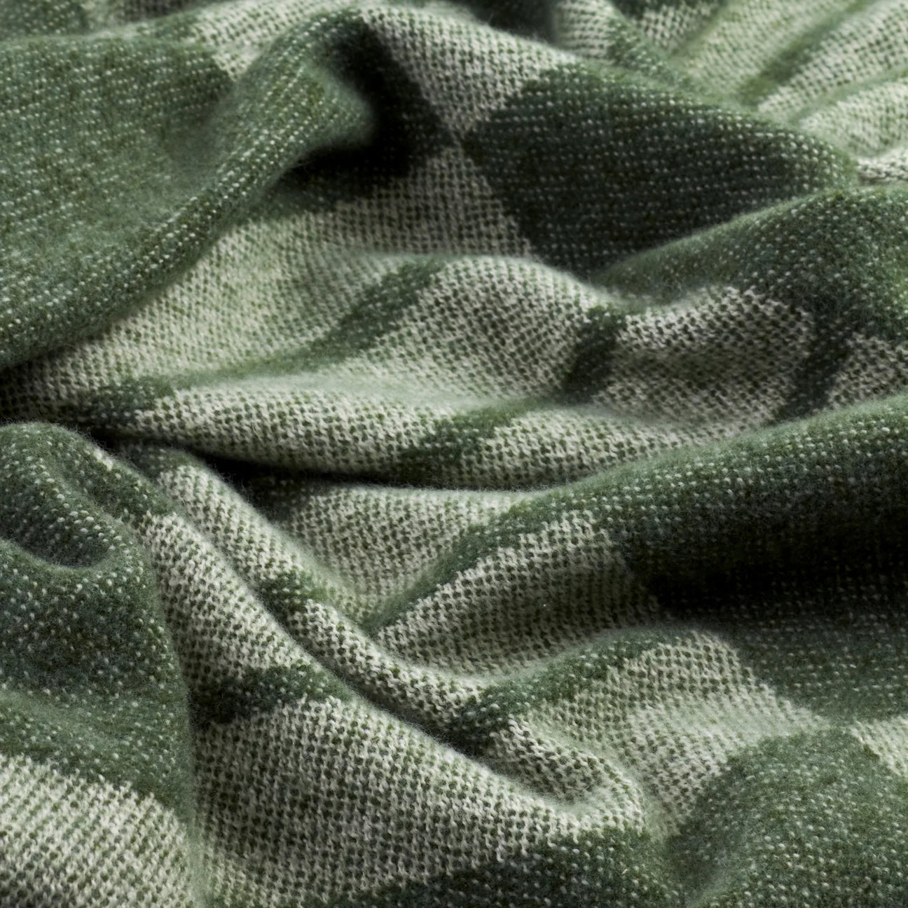 Evergreen Check Throw Blanket