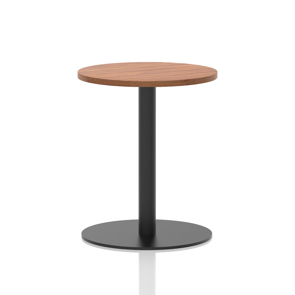 Tavren Round Poseur Table – Black Base - Industrious Decor