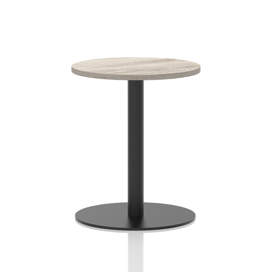 Tavren Round Poseur Table – Black Base - Industrious Decor