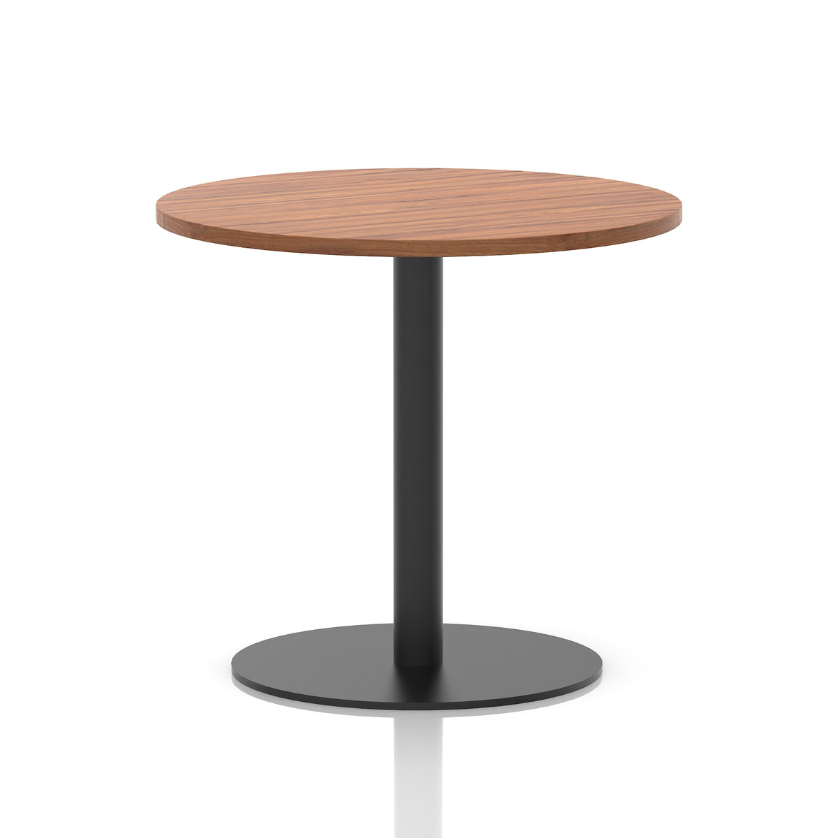 Tavren Round Poseur Table – Black Base - Industrious Decor